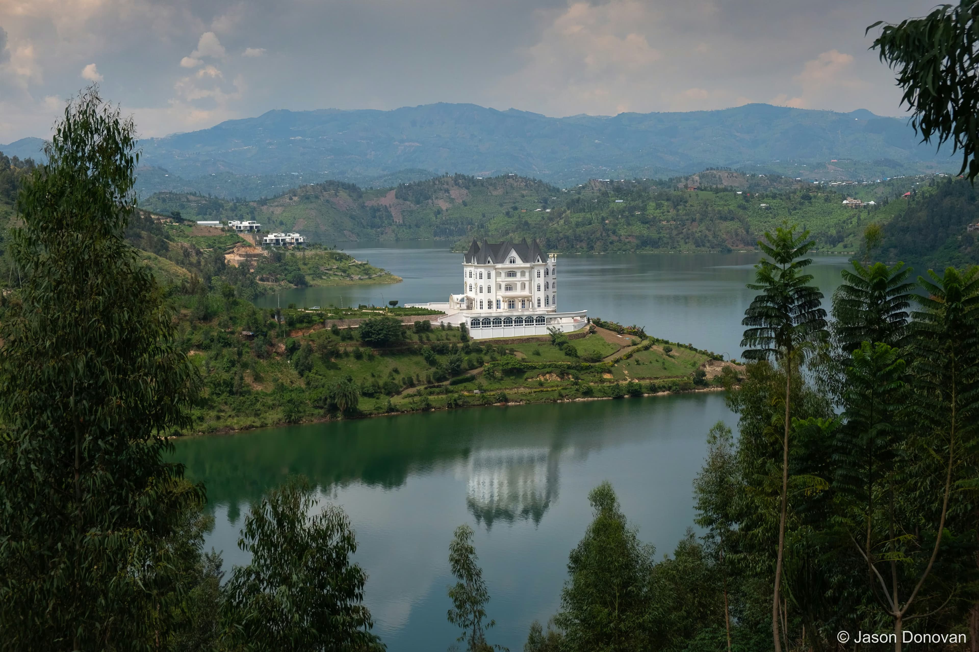 Chateau Le Marara at a distance Rwanda photography by Jason Donovan